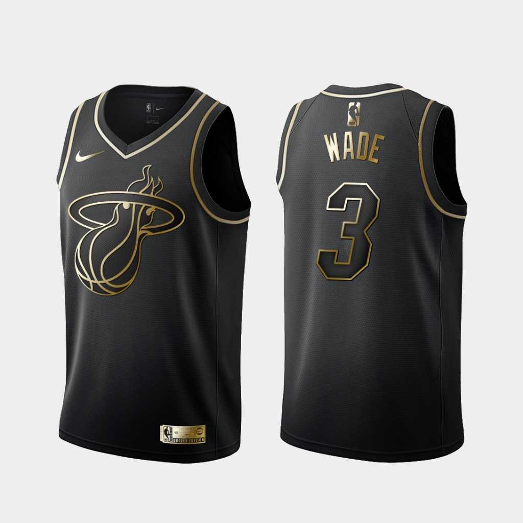 Heat 3 Dwyane Wade Black Gold Nike Swingman Jersey Dzhi,We sell and wholesale Heat 3 Dwyane Wade Black Gold Nike Swingman Jersey Dzhi on line form chian!